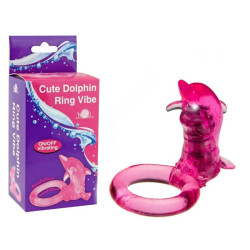 ANEL PENIANO VIBRADOR CUTE DOLPHIN