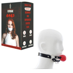Ball Gag com Arnês de Queixo Ajustável
