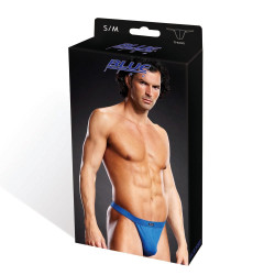 BLUE LINE Performance Microfiber Thong Blue