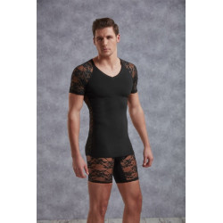 T-shirt masculina com Renda Doreanse 2552 Black