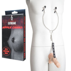Pinças para Mamilos com Anel Peniano em Metal