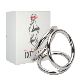 Triple ring silicone/ Cock cage