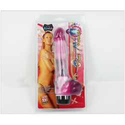 VIBRADOR DE GEL COM VEIAS SALIENTES – ROSA